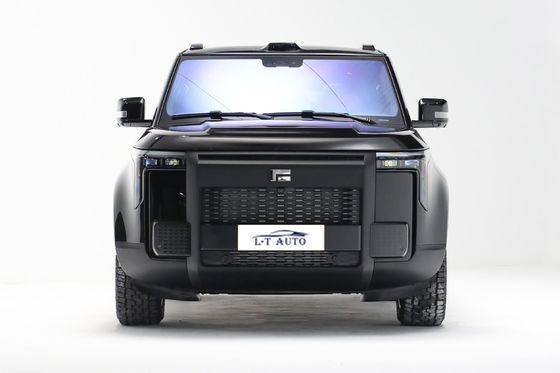 Versión 2024 BAIC Jishi 01 SUV de tamaño medio y grande Stone 01 EV Hybrid Car con 7 asientos de lujo