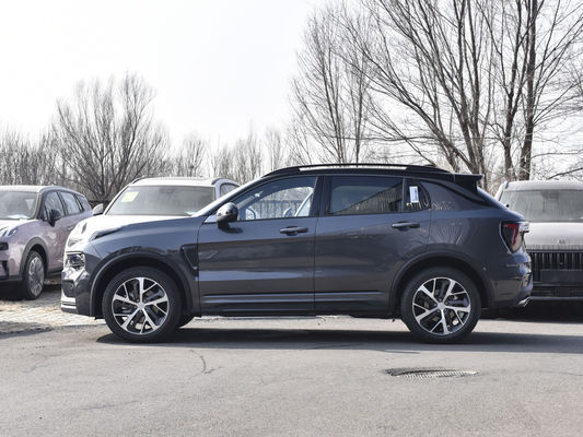 Lynkco 01 La última opción 5 asientos Tejido Material Híbrido Coches de combustible de gas 2.0T Turbo