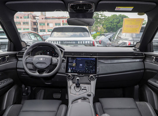 Lynkco 01 La última opción 5 asientos Tejido Material Híbrido Coches de combustible de gas 2.0T Turbo