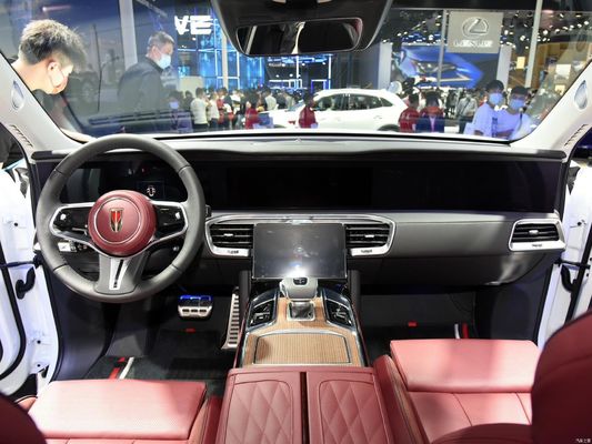 Coche eléctrico de 6 plazas 2024 Hongqi E-hs9 con alcance de 660 km y batería de litio ternario