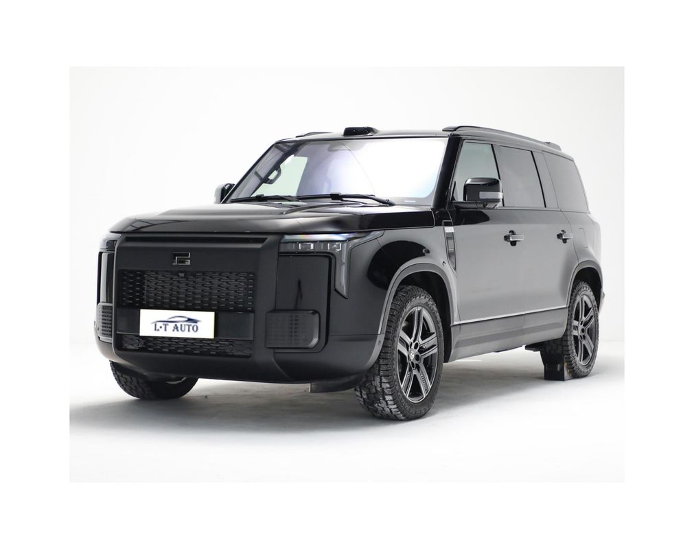 Versión 2024 BAIC Jishi 01 SUV de tamaño medio y grande Stone 01 EV Hybrid Car con 7 asientos de lujo