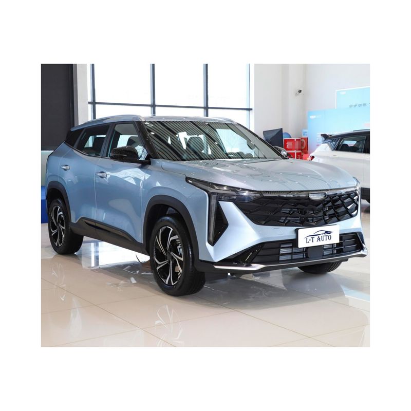 2024 Modelo Geely Boyue1.5TD DCT SUV 5 asientos FWD Gas Hybrid Car con delante 4 trasero 4 radar